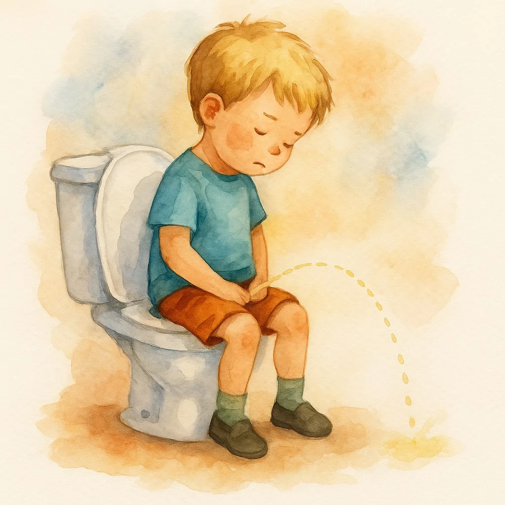 پرش ادرار کودکان