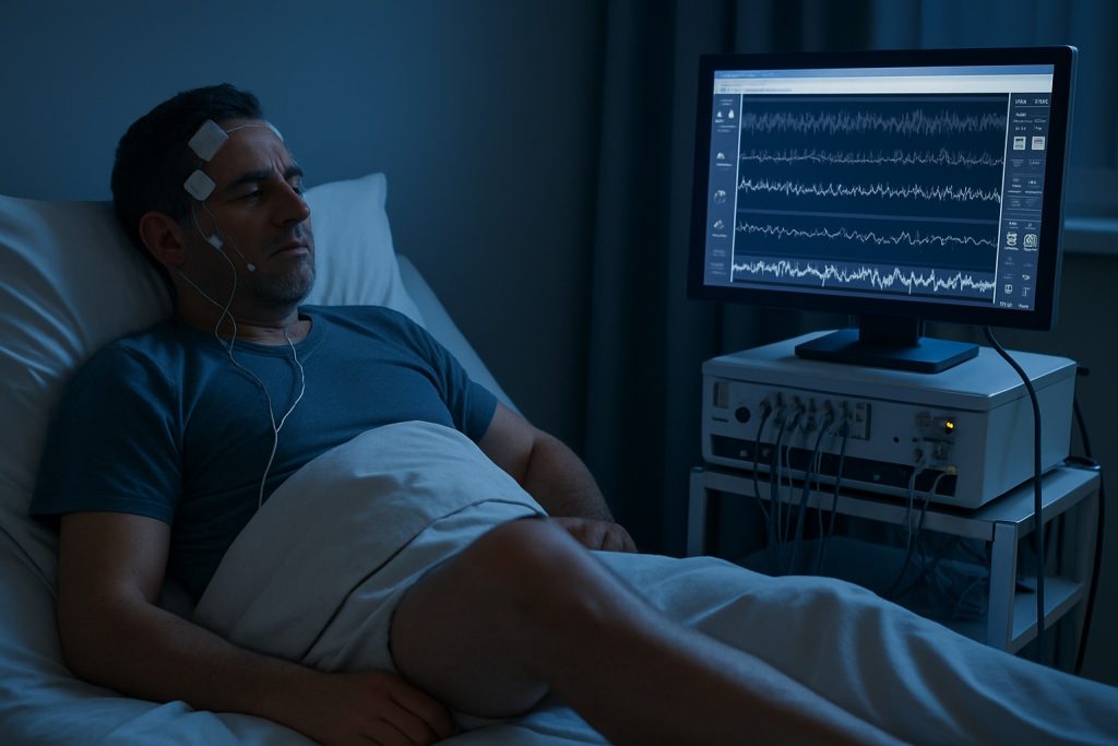 تست خواب در سندرم پای بی قرار